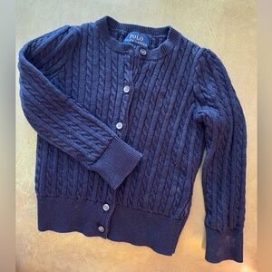 😎 Polo Ralph Lauren girls navy sweater